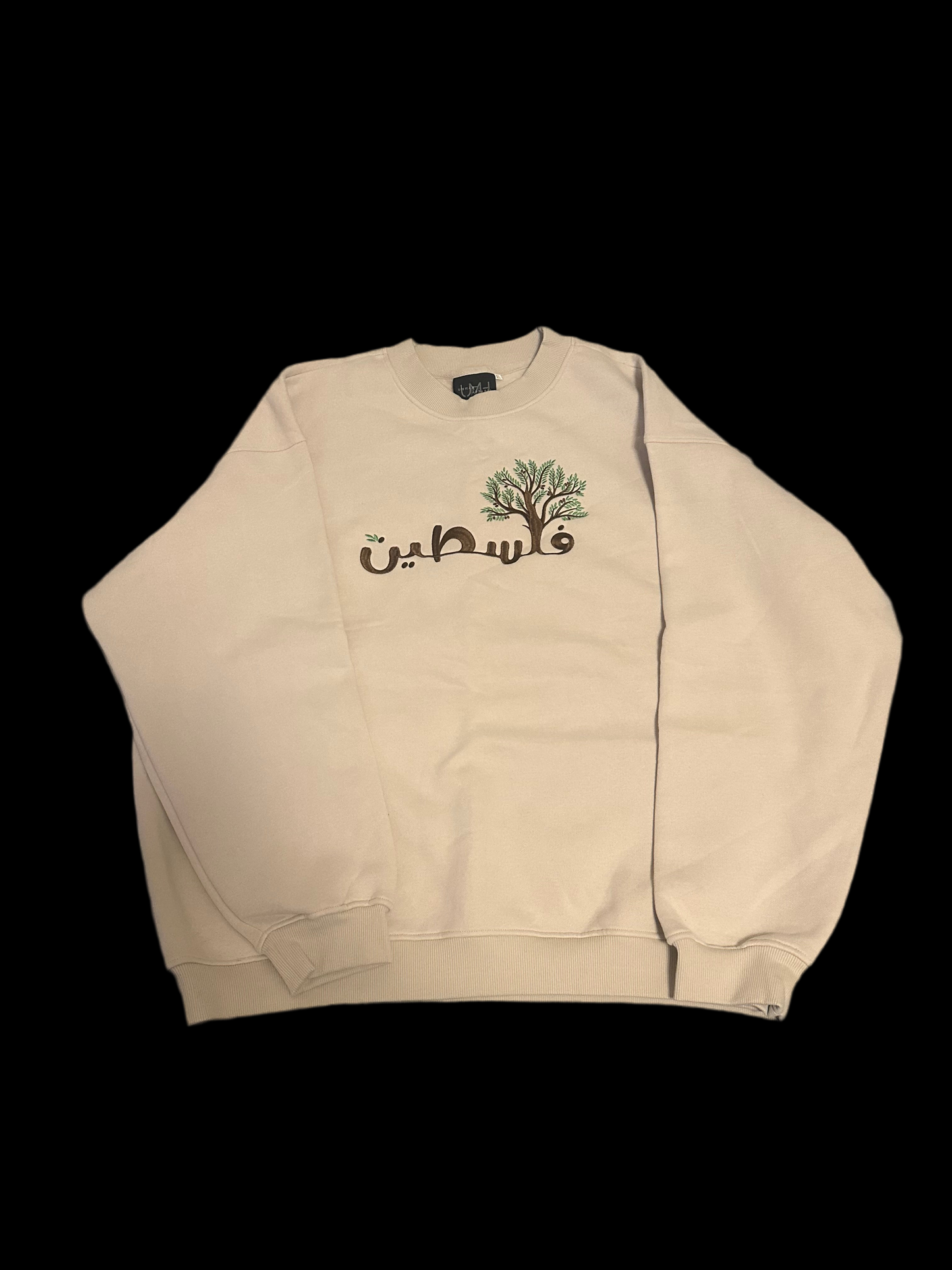 Falastine Embroidered Tree Crewneck