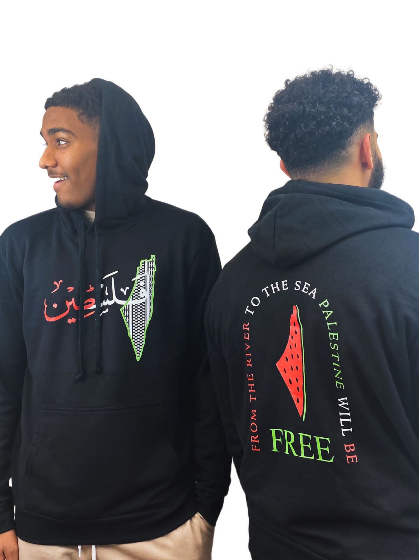فلسطين/ From the River to the Sea Hoodie (Watermelon)