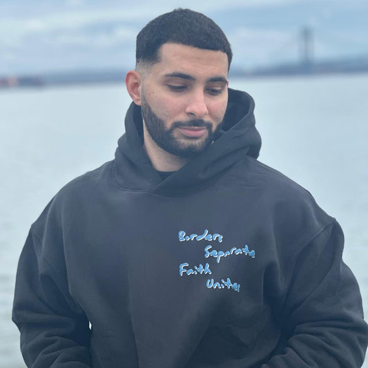 Separated By Borders United Through Faith Hoodie
