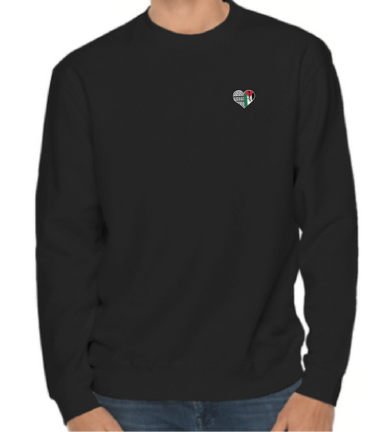 Palestine Heart Logo Crewneck